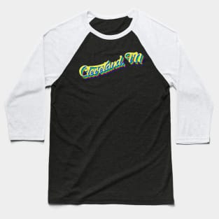 Cleveland, Tennessee - Throwback Baseball T-Shirt